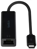 Переходник Belkin Type-C To Gigabit Ethernet Adapter Black - миниатюра 2