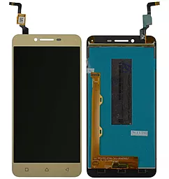 Дисплей Lenovo Vibe K5 (A6020a40, A6020a41, A6020l36, A6020l37) з тачскріном, оригінал, Gold