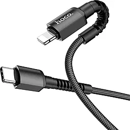 USB PD Кабель Hoco X71 Espesial 20W USB Type-C - Lightning Cable Black