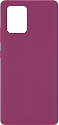 Чехол Epik Silicone Cover Full without Logo (A) Samsung G770 Galaxy S10 Lite Marsala