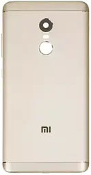 Задняя крышка корпуса Xiaomi Redmi Note 4X MediaTek со стеклом камеры Original Gold - фото Задняя крышка корпуса Xiaomi Redmi Note 4X MediaTek со стеклом камеры Original Gold