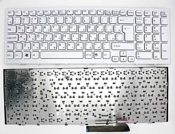 Клавиатура для ноутбука Sony VPC-EE series  белая
