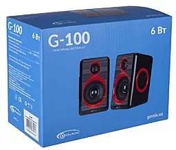 Колонки акустические Gemix G-100 Black/Red - миниатюра 6