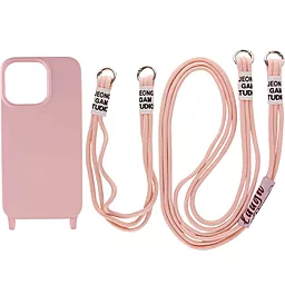 Чохол Epik Two Straps California для Apple iPhone 13 Pink Sand