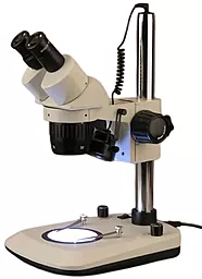 Микроскоп AmScope бинокулярный SW-2B13-6WB-V331 со светодиодной подсветкой и дискретной регулировкой кратности до 30Х - миниатюра 3