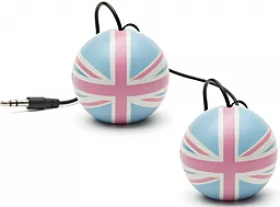 Колонки акустичні KS Mini Buddy Speaker Pastel Union Jack Blue - мініатюра 4