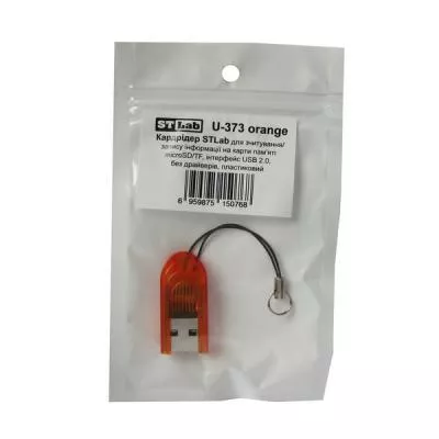 Картрідер ST-Lab MicroSD/TF (U-373 orange) - фото 5