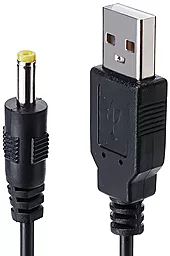 USB Кабель EasyLife 5v 0.5м USB-A - 4.0x1.7mm dc cable black - фото USB Кабель EasyLife 5v 0.5м USB-A - 4.0x1.7mm dc cable black