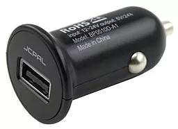 Автомобільний зарядний пристрій JCPAL 2.4a car charger black (JCP6005)