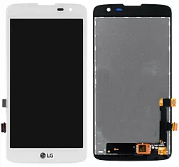 Дисплей LG K7 X210 (X210, X210DS) з тачскріном, оригінал, White