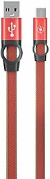 Кабель USB Gelius Pro Flexible 2 micro USB Cable Red (GP-UC07m)