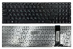 Клавіатура для ноутбуку Asus N56 N56V N76 N76V N550 N750 Q550 R501 R750 без рамки, прямий Enter, Original