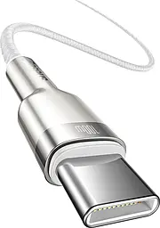 Кабель Baseus Cafule USB Type-C - Type-C 100w 5a 1м PD cable White (CATJK-C02) - мініатюра 3 Кабель Baseus Cafule USB Type-C - Type-C 100w 5a 1м PD cable White (CATJK-C02) - мініатюра 3