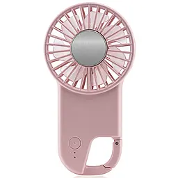Портативный вентилятор NICHOSI SQT-BF2 с карабином 1800mAh Pink - фото Портативный вентилятор NICHOSI SQT-BF2 с карабином 1800mAh Pink