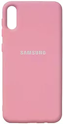 Чехол Epik Silicone Cover Full Protective (AA) Samsung A022 Galaxy A02 Pink