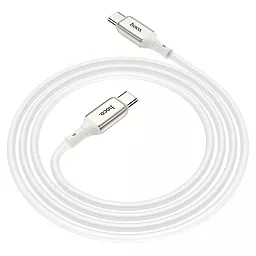 Кабель Hoco X66 Howdy USB Type-C - Type-C 60w 3a 1м PD cable White - миниатюра 3 Кабель Hoco X66 Howdy USB Type-C - Type-C 60w 3a 1м PD cable White - миниатюра 3