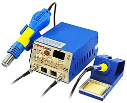 Паяльная станция турбинная, двухканальная, термовоздушная Ya Xun 886D (фен, паяльник, 750 Вт) - фото Паяльная станция турбинная, двухканальная, термовоздушная Ya Xun 886D (фен, паяльник, 750 Вт)