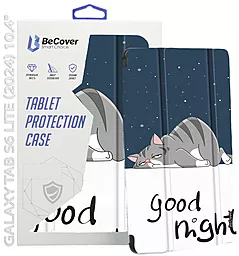 Чехол для планшета BeCover Flexible TPU Mate для Samsung Galaxy Tab S6 Lite (2024) 10.4" P620/P625/P627 Good Night (712520) - фото Чехол для планшета BeCover Flexible TPU Mate для Samsung Galaxy Tab S6 Lite (2024) 10.4" P620/P625/P627 Good Night (712520)