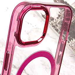Чехол Epik Iris with MagSafe для Apple iPhone 12, iPhone 12 Pro Dark Pink - миниатюра 6