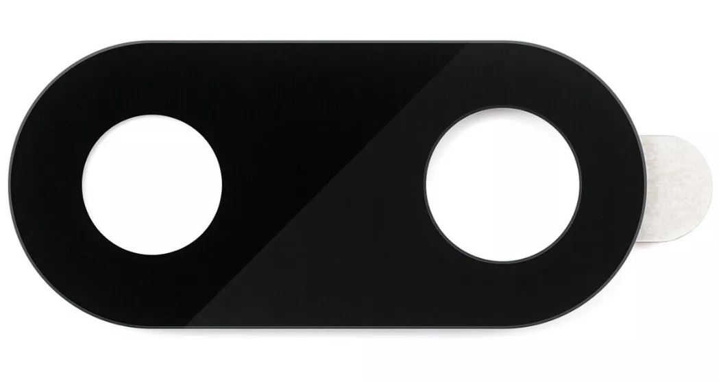 Стекло камеры Xiaomi Redmi 6A без рамки Black - фото 1