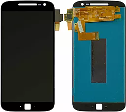 Дисплей Motorola Moto G4 Plus (XT1641, XT1642, XT1644) с тачскрином, оригинал, Black