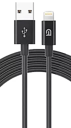 USB Кабель ArmorStandart 2.4A Lightning Cable Black (ARM64287)
