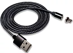 Кабель USB Walker C590 Magnetic micro USB Cable Black