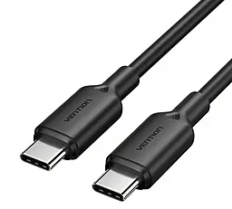 Кабель Vention USB Type-C - Type-C 100w 5a 2м PD cable Black (TRIBH) - фото Кабель Vention USB Type-C - Type-C 100w 5a 2м PD cable Black (TRIBH)