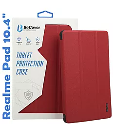 Чехол для планшета BeCover Smart Case для планшета Realme Pad 10.4" Red Wine (708269) - миниатюра 2