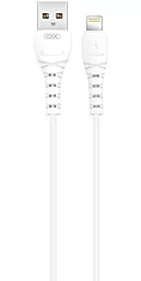 USB Кабель XO NB-Q165 Quick Charge 3a Lightning Cable White