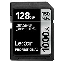 Карта памяти Lexar SDXC 128GB Professional Class 10 UHS-II U3 (LSD128CRBEU1000)