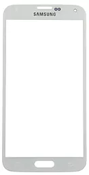Корпусне скло дисплея Samsung Galaxy S5 G900F, G900M, G900T, G900K, G900S, G900I, G900A, G900W8, G900L, G900H (original) White