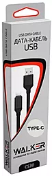 Кабель Walker C530 USB-A - Type-C 12w 2.4a 1м cable White - мініатюра 2 Кабель Walker C530 USB-A - Type-C 12w 2.4a 1м cable White - мініатюра 2