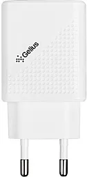 Сетевое зарядное устройство Gelius GP-HC011 Pro Vogue 2.4a 2xUSB-A ports charger white - фото Сетевое зарядное устройство Gelius GP-HC011 Pro Vogue 2.4a 2xUSB-A ports charger white