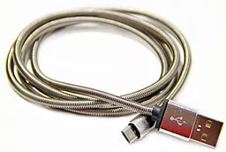 Кабель USB Siyoteam Metal Spring micro USB Cable Silver