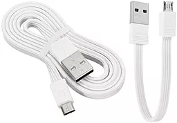 Кабель USB Remax Tengy 0.16М + 1М micro USB Cable White (RC-062M) - миниатюра 3