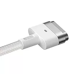USB Кабель Baseus Zinc Magnetic Series 2M 60W USB Type-C to MagSafe 2 Cable  White (CATXC-V02) - мініатюра 2
