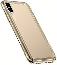 Чехол Baseus Airbag Case Apple iPhone XS Max Transparent Gold (ARAPIPH65-SF0V) - миниатюра 5