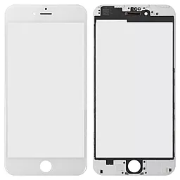 Корпусне скло дисплея Apple iPhone 6 Plus (з OCA плівкою) with frame White - фото Корпусне скло дисплея Apple iPhone 6 Plus (з OCA плівкою) with frame White