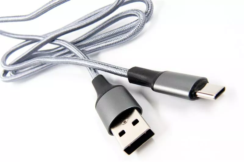 Кабель Dengos USB-A - Type-C 12w 2.4a 1м cable Grey (NTK-TC-MT-Grey) - фото 3