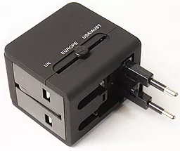 Набір перехідників (Дорожній) USB 220V 6A (DV00DV5067) PowerPlant