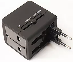 Набір перехідників (Дорожній) USB 220V 6A (DV00DV5067) PowerPlant - фото Набір перехідників (Дорожній) USB 220V 6A (DV00DV5067) PowerPlant
