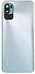 Задняя крышка корпуса Xiaomi Redmi Note 10 5G со стеклом камеры Chrome Silver - фото Задняя крышка корпуса Xiaomi Redmi Note 10 5G со стеклом камеры Chrome Silver