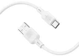 Кабель Borofone BX113 Silicone USB-A - Type-C 15w 3a 1м cable White - миниатюра 3 Кабель Borofone BX113 Silicone USB-A - Type-C 15w 3a 1м cable White - миниатюра 3