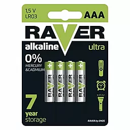 Батарейки Emos Raver AAA (LR03) 4шт - фото Батарейки Emos Raver AAA (LR03) 4шт
