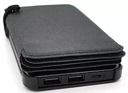 Повербанк Voltronic 1705-4 Solar 12000 mAh Black - фото Повербанк Voltronic 1705-4 Solar 12000 mAh Black