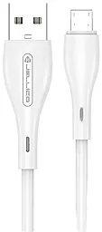 Кабель Jellico A14 USB-A - micro USB 15w 3.1a 1м cable White - фото Кабель Jellico A14 USB-A - micro USB 15w 3.1a 1м cable White