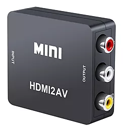Адаптер (переходник) 1TOUCH HDMI to AV Black