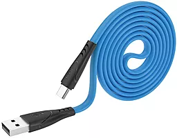 Кабель Hoco X42 USB-A - Type-C 12w 2.4a 1м cable Blue - мініатюра 2 Кабель Hoco X42 USB-A - Type-C 12w 2.4a 1м cable Blue - мініатюра 2