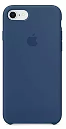 Чехол Apple Silicone Case 1:1 iPhone 7, iPhone 8 Blue Cobalt
